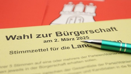 Hamburg-Wahl 2025: SPD & GRÜNE können trotz Verluste ihre Koalition fortführen * Die LINKE weiterhin im Aufwind