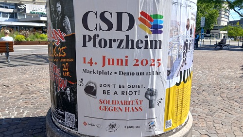 Badische Neuste Nachrichten(bnn): Rechtsextreme Gegendemo * Neu-Pforzheimer warnt vor bürgerkriegsähnlichen Zuständen beim Christopher Street Day