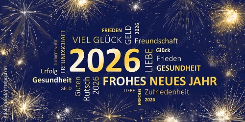 K13online wünscht ein glückliches und erfolgreiches Neues Jahr 2026